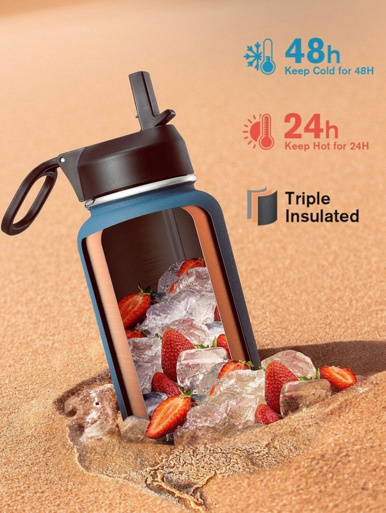 LuxGo Sports Tumblers That Keep Drinks Cold Longer