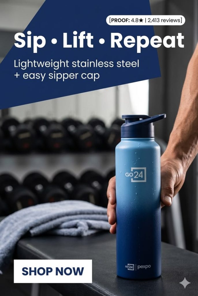 LuxGo Sports Tumblers for Fitness Enthusiasts